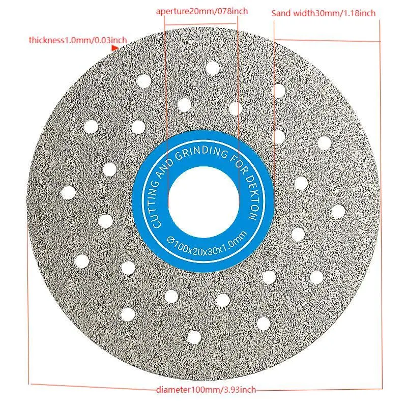 Angle Grinding Disc, 45 Degree Angle Grinding Wheel, Tile Ceramic Edge Trimming Cutting Disc, Power Tool Accessories 1