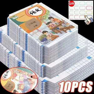 10PCS S/M/L Pembungkus Buku Tahan Air Transparan Perekat Sendiri Pelindung Buku Untuk Siswa Sekolah