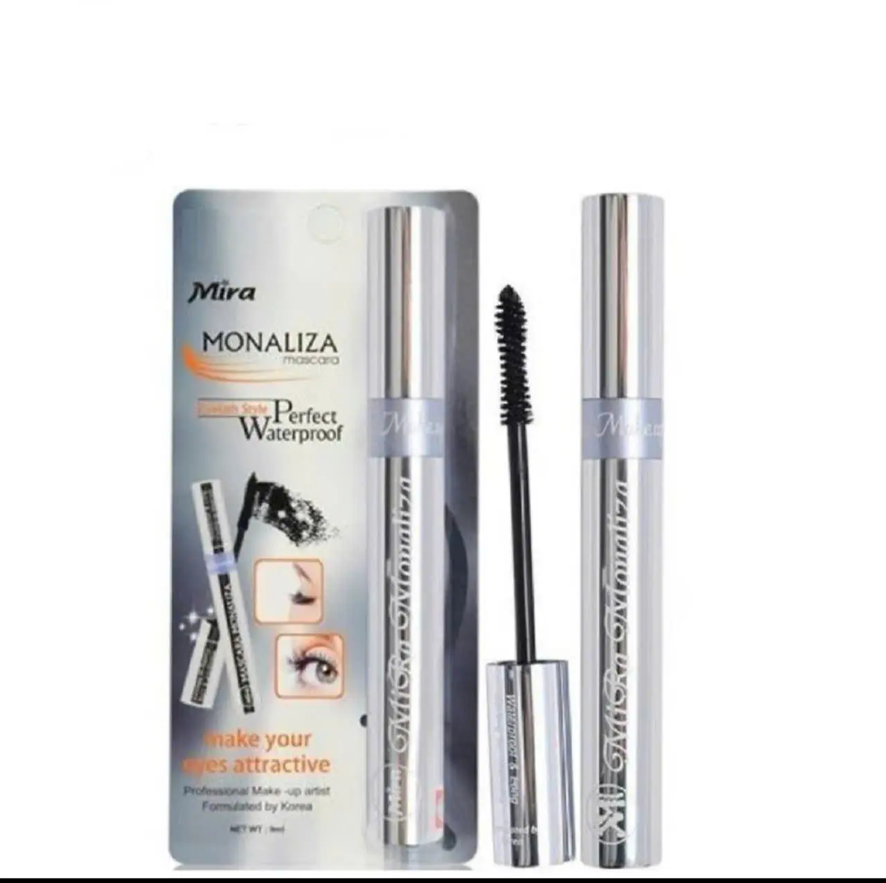 Mascara không trôi giúp cong mi Mira Monaliza Make your eyes Attractive C320 8g