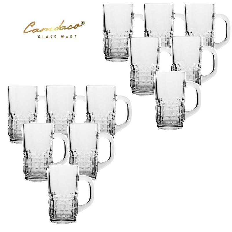 Bộ 12 Ly Thủy Tinh Có Quai 131 Uống Cà Phê 275ML – PCD10001 Cẩm Đạt