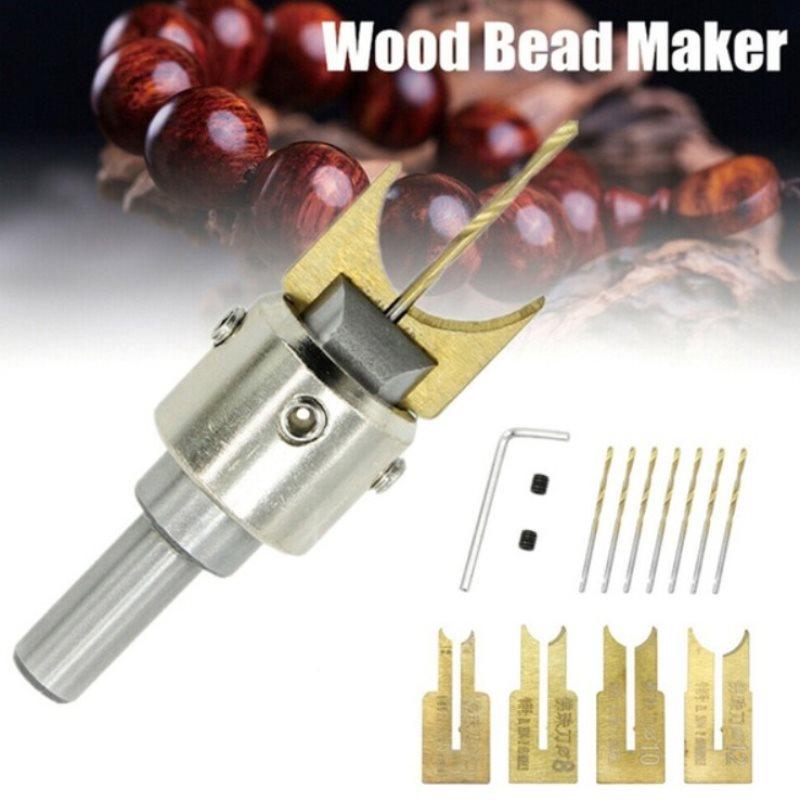 10/13/16pcs Beads Ball Router Bit, Wooden Bead Maker Beads Drill ...