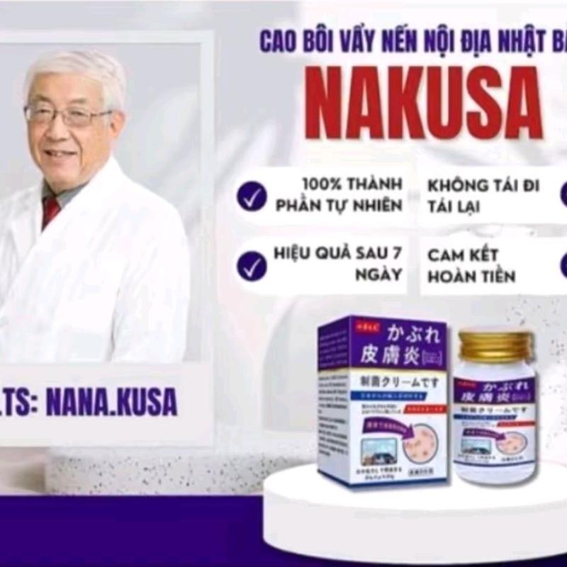 {Chính Hãng}Kem Bôi Da Liễu Nakusa Nấm Hắc Lào Vẩy Nến Á Sừng Tổ Đỉa Chính Hãng 55g