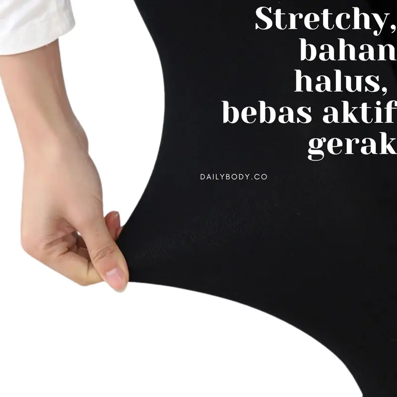 DAILYBODY | Legging Panjang Tebal Premium Seamless High & Anti Jiplak basic celana 8