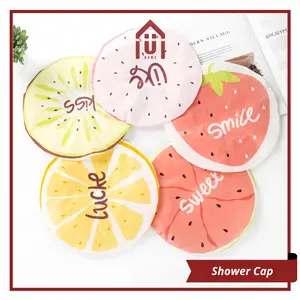 UNISO - SHOWER CAP MOTIF BUAH TOPI MANDI PENUTUP KEPALA ANTI AIR