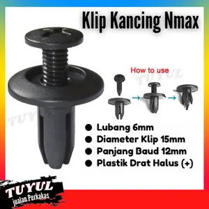 100 PCS Klip Clip Body Motor Yamaha Nmax Vario PCX Aerox Honda Beat Lexi Spacy ADV Universal Baut Rivet Baud Tumpul 50 30 20 10 PCS Car bau trivet