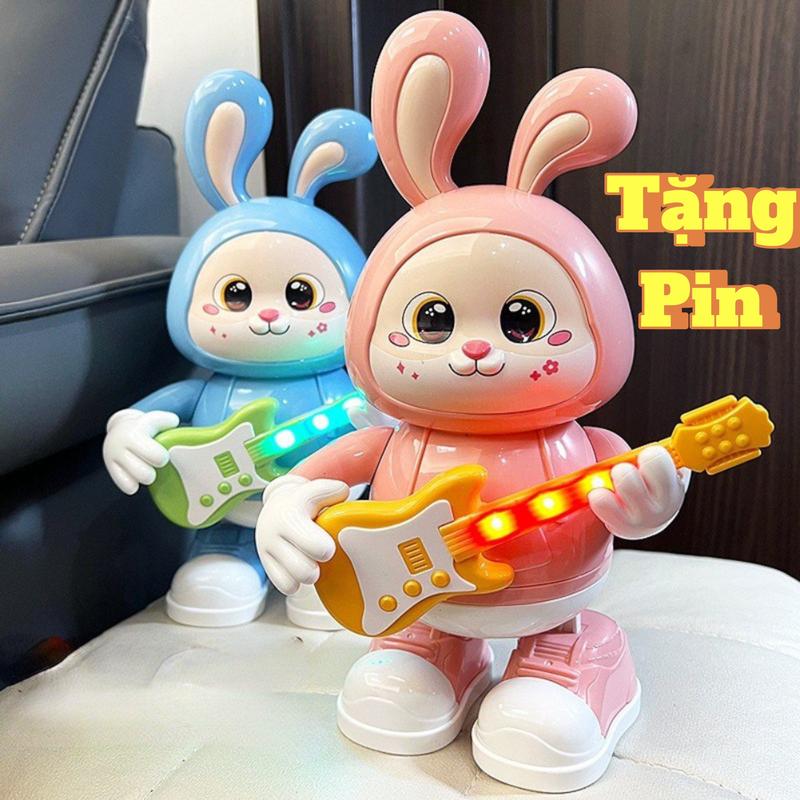 Đồ Chơi Thỏ Đánh Đàn Nhảy Múa Cho Bé,Đồ Chơi Thỏ,Rồng,Ếch Nhảy Múa Có Nhạc Có Đèn Vui Nhộn Voi