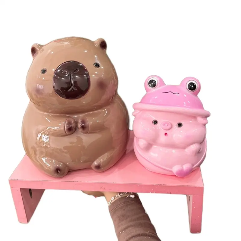 [ Mua 1 to TẶ.NG 1 nhỏ ngẫu nhiên] Ống tiết kiệm chuột CAPYBARA size  TO lỗ tròn