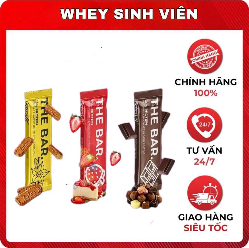 OSTROVIT THE BAR PROTEIN BAR ( 1 THANH ) - BÁNH ĂN VẶT ĐI DU LỊCH , BẬN RỘN , THỂ THAO , KHÔNG CÓ THỜI GIAN ĂN UỐNG Lượng đường thấp Vị trái cây Snack Food Thức Ăn