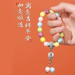 สร้อยข้อมือพอร์ซเลนขี้เถ้าธูป, คุณภาพระดับพรีเมียม, ครอบครัวหย่ง, สำหรับผู้ชายและผู้หญิง, สไตล์คลาสสิก, หลายพระพุทธรูปแมคารูน, ในสต็อก, สร้อยข้อมือเคลือบ, สร้อยข้อมือเซรามิก