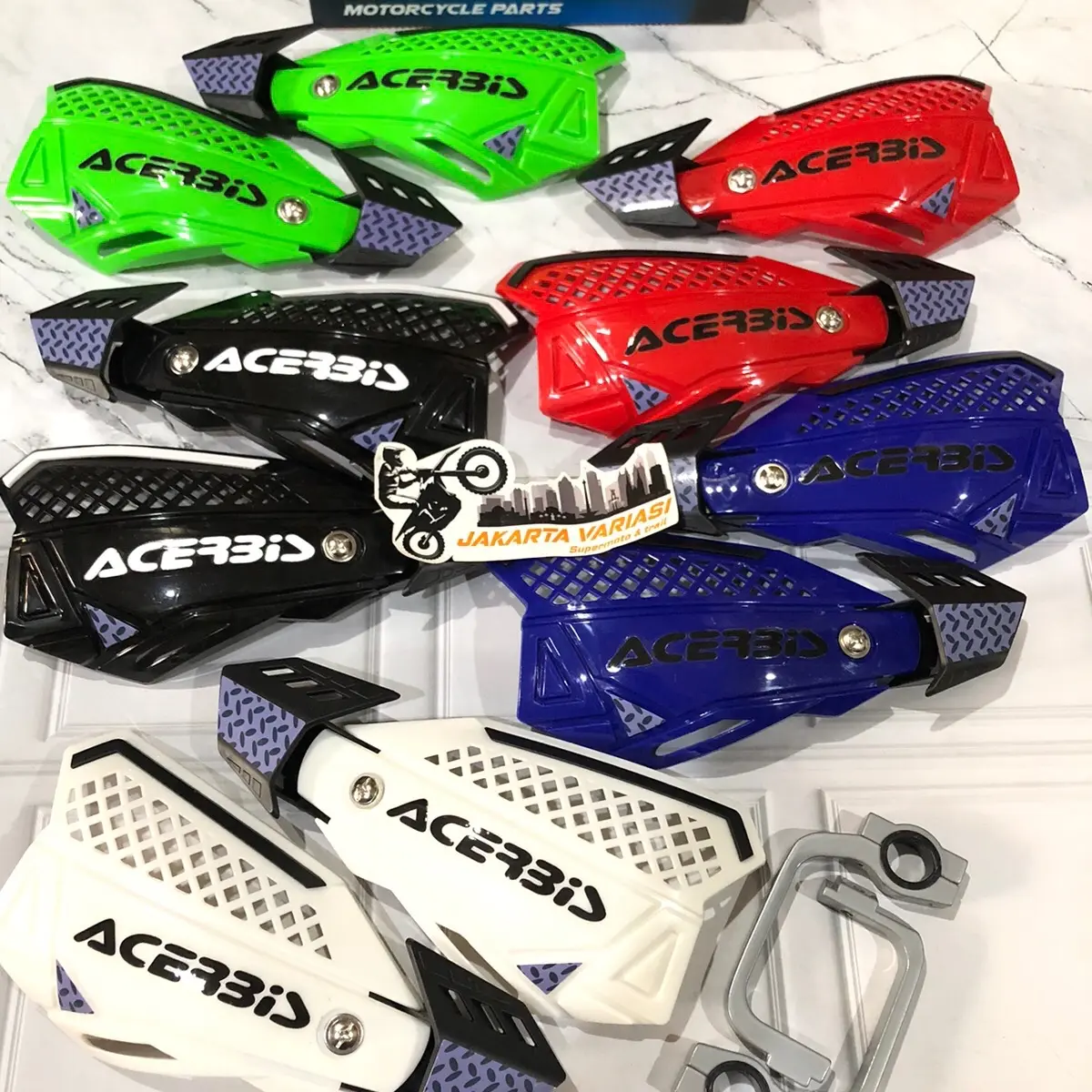 Handguard Acerbis Breket Besi CNC Klx Dtracker Crf Handguar Klx Crf Dtracker Acerbis HandguardHangat