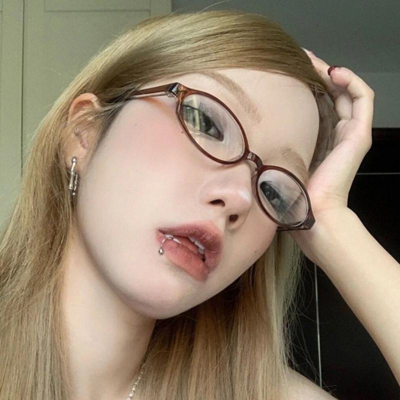 Product Introduction of Oval Shaped Glasses for Women Fashion Narrow Glasses Readers Retro Eyewear Party Favors 28