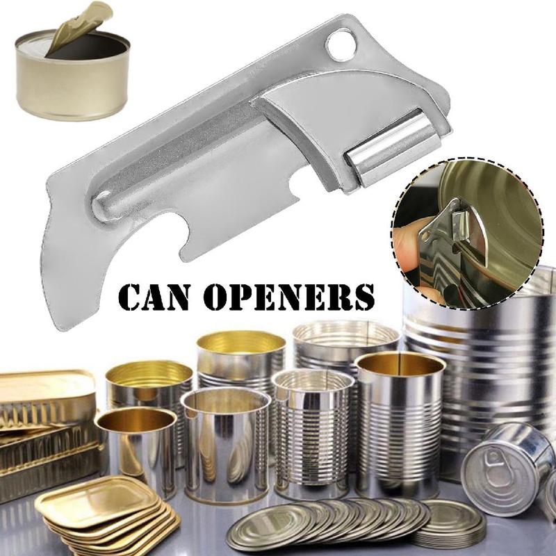 Dụng Cụ Mở Nắp Chai, Thép Không Gỉ, Đa Năng, Dụng Cụ Mở Hộp, Thiết Kế Gấp Gọn, Cầm Tay, Thích Hợp Cho Các Loại Chai Có Nắp Đậy 2