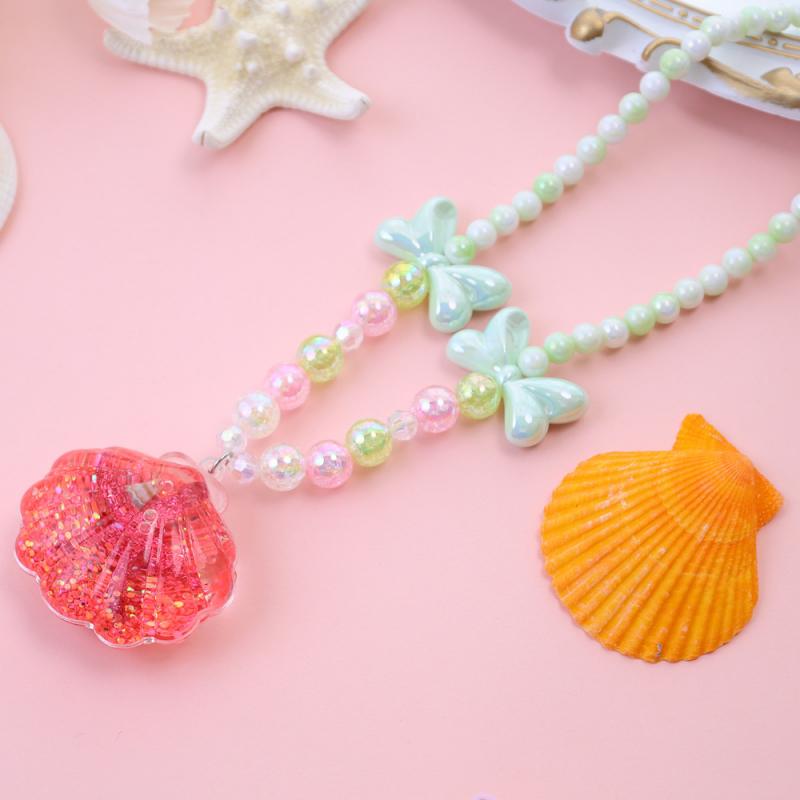 Product Introduction of Best-Selling Ocean-Themed Jewelry Set for Girls - Necklace, Bracelet & Earrings with Sand & Shell Design 11
