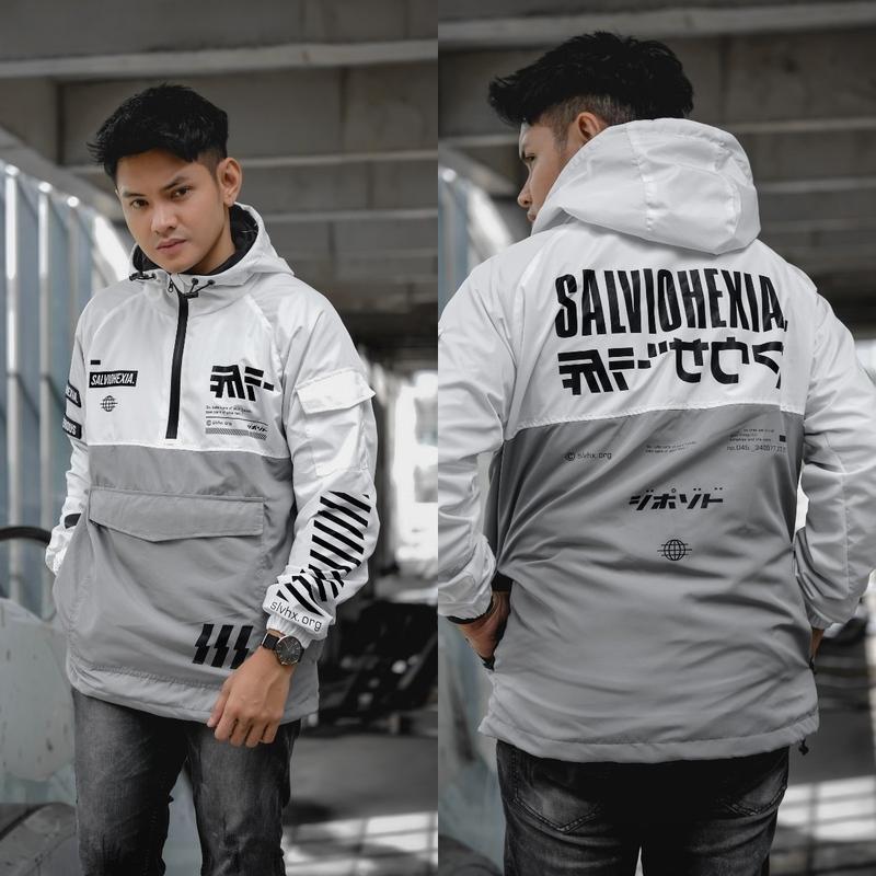 Jaket Pria - Jaket Salvio Hexia - Jaket Kantong Doraemon - Jaket Parasut - Jaket Original Salvio Hexia 0
