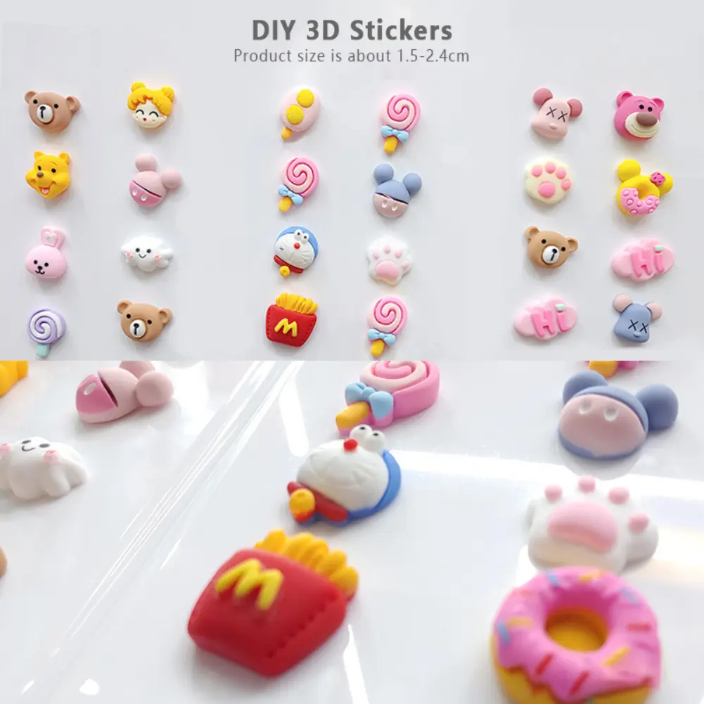 3D Water Cup Stickers Sports Fitness Graduated Straw Cup Water Bottle Stickers 3D Gift Stickers Random Style