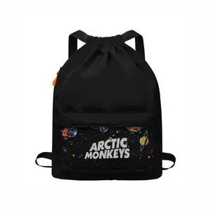 Tas Ransel Serut Waterprouf - Stringbag Pria Wanita Motif Arc | Devva.id Canvas Sekolah Backpack