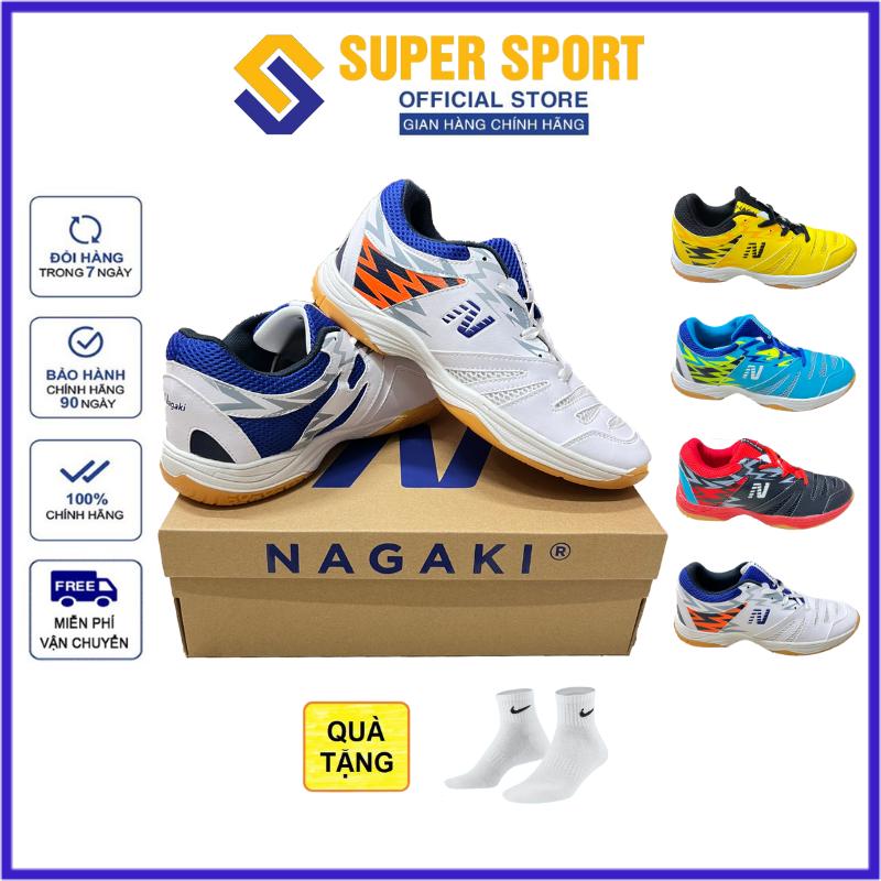  Giày Nagaki Karyu nam nữ chính hãng chơi cầu lông bóng chuyền tặng tất dệt kim - Đế khâu độ bền cao chơi sân bê tông 