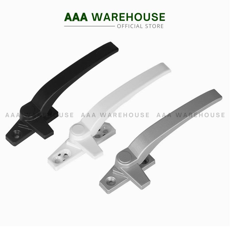 8112) Tay gạt 8112, Tay cài cửa sổ không chân 2 lỗ bắt vít, Tay cài khoá cửa sổ