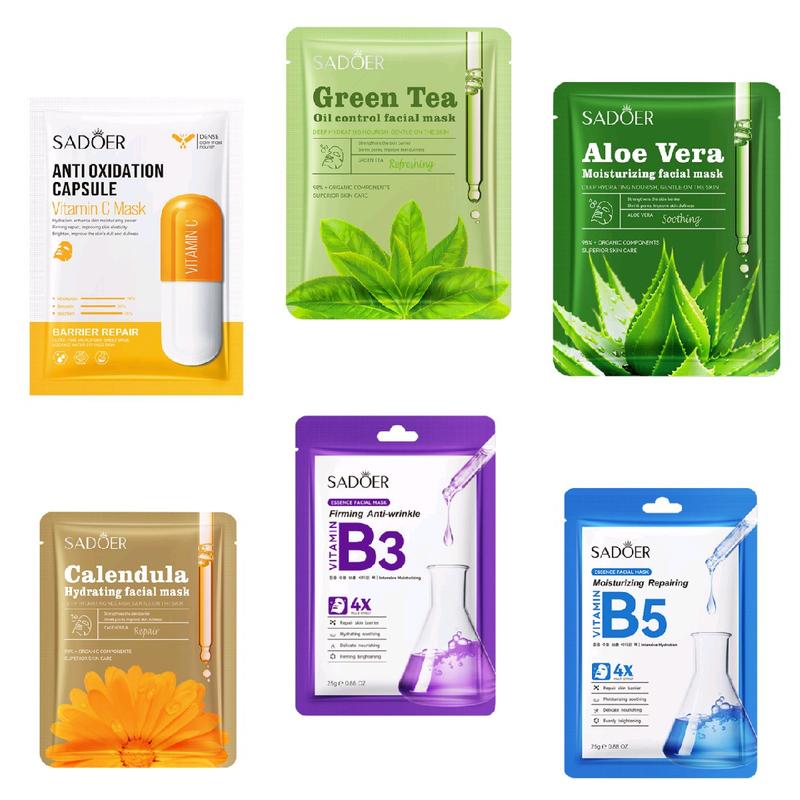 [ Giá Sỉ ]  Set 100 Mặt Nạ Dưỡng Da Tinh Chất B5, HA, Vita. min A, C, E cho Nữ Làm Đẹp Da Skincare Dưỡng Ẩm Da