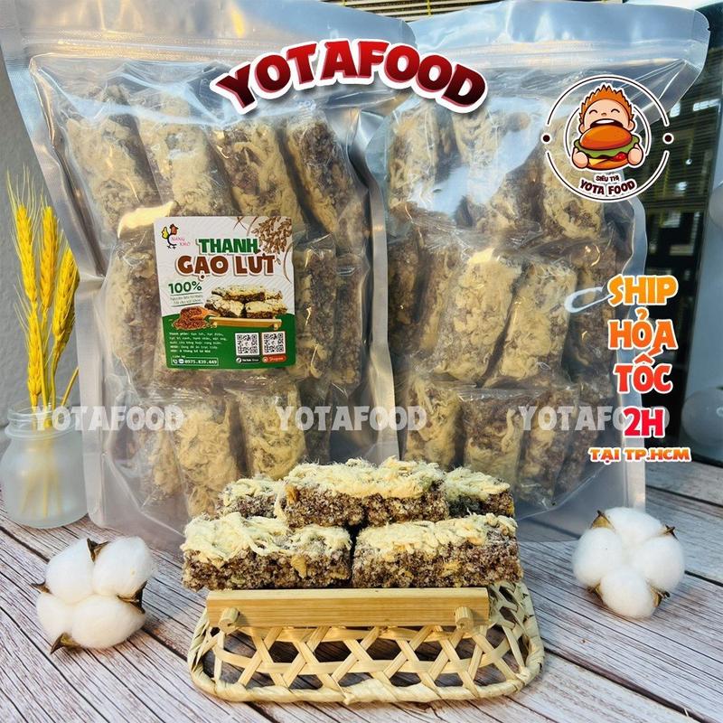 Thanh Gạo Lứt Chà Bông | Siêu Hạt | Rong Biển 500gr