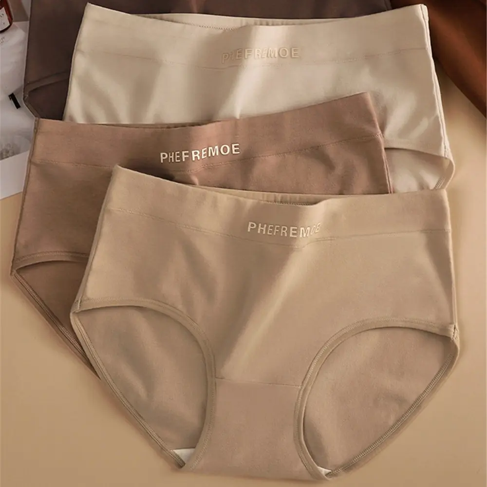 Quần Lót Cotton Cho Nữ, cạp vừa, Mềm Mại Và Ấm Cúng, Quần Lót Tam Giác, Liền Mạch Và Thoải Mái, Thích Hợp Cho Thể Thao Và Thể Dục, Thân Thiện Với Làn Da, Đồ Lót Nữ, Đồ Quần Áo Nữ Voi Women