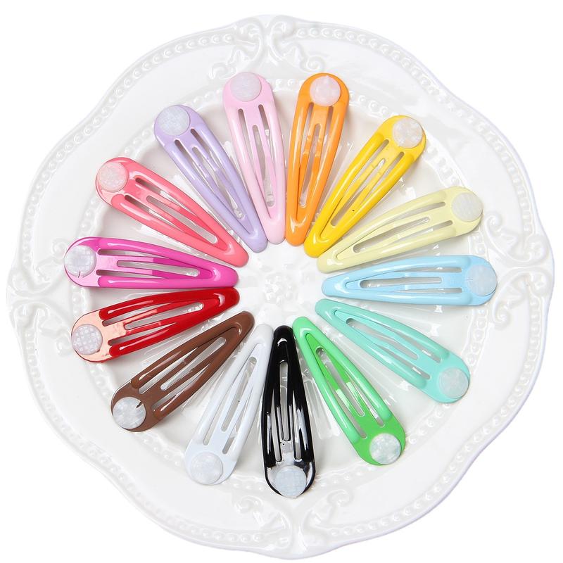 Kẹp BB, Phong Cách Cổ Điển, Đế Giữa Lỗ Chéo Giọt Dầu, Màu Pastel, Kẹp Giọt Nước, Kẹp Tách, Kẹp Tóc Trẻ Em Tự Làm, Kẹp Tóc cài đi biển 4