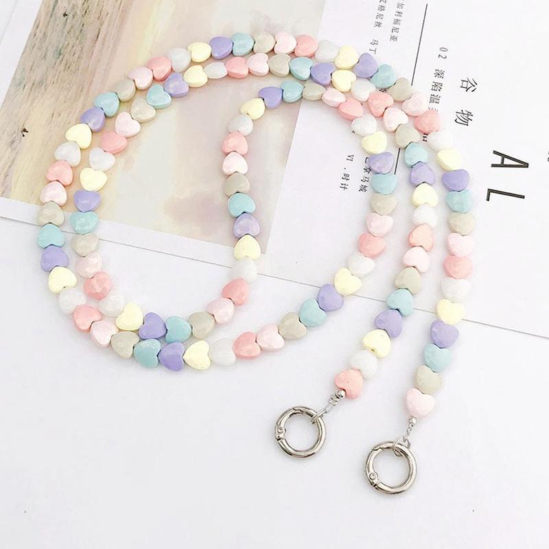 Product Introduction of Dây Chuyền Túi Đeo Chéo, Hạt Mới, Nhiều Ốp Điện Thoại Với Dây Chuyền Đeo Chéo Dọc, Acrylic Đính Cườm K4Q0 23