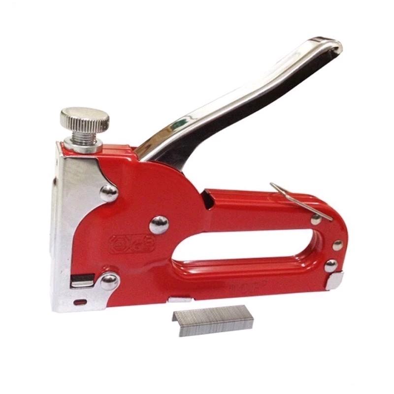 Máy bấm ghim cầm tay, bấm gỗ, yên xe [ có tặng kèm 1000 ghim bấm ] hộp