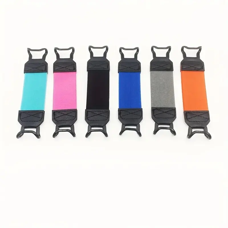 6 '' Universal E-Reader Security Hand Strap Holder For iPhone Finger Grip PU Leather Nylon Elastics Belt for Kindle Kobo Tablets 1