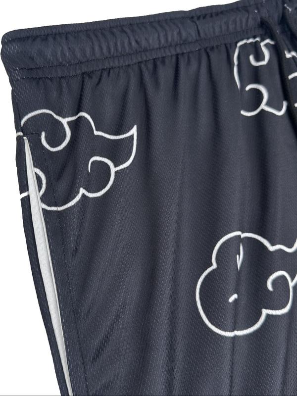 Men's Cloud Print Sports Shorts, Casual Breathable Quick Drying Shorts for Gym Workout Running, Mens Sport & Outdoor Clothing for All Seasons 2