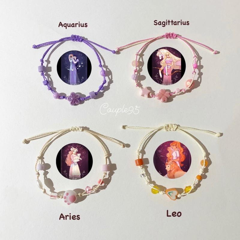 Couple95 Vòng tay dây rút Chòm sao Cung hoàng đạo