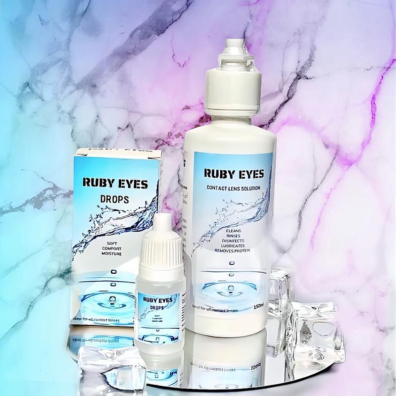 Nước Ngâm Lens Nước Rửa Lens - Nước Nhỏ Mắt Lens Ruby Eyes Vệ Sinh Bảo Quản Kính Áp Tròng Women