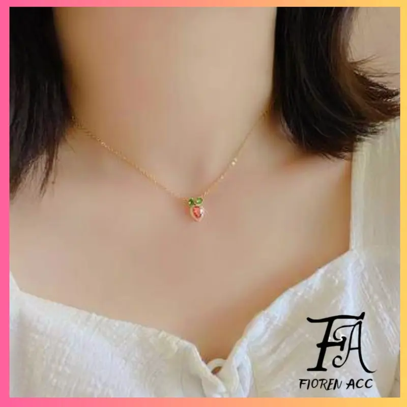 FA  Kalung Wortel Kalung Anak Kalung Titanium Accesoris Korea Fashiun Style YRY-X018 Fashion Cantik Costume 2