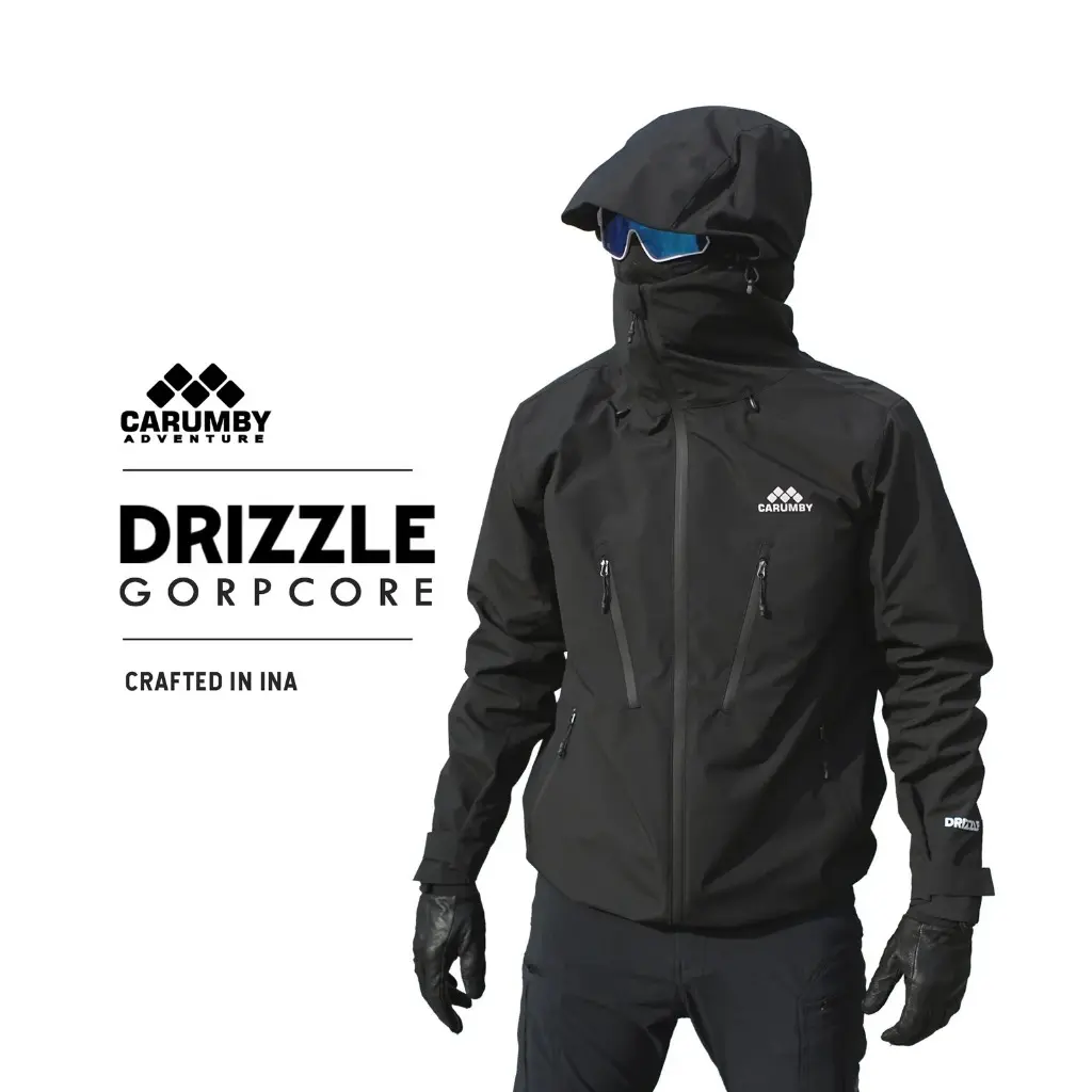 Jaket Carumby Gorpcore Drizzle Waterproof Original