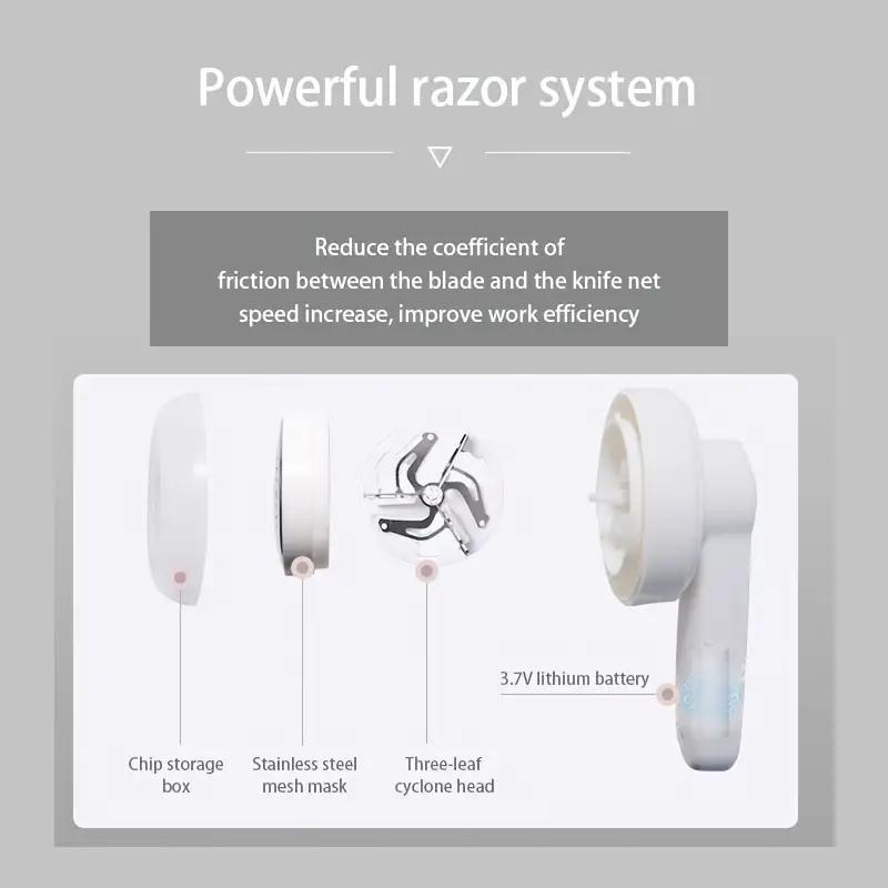Product Introduction of Electric Lint Remover, 1pc/2pcs Portable USB Rechargeable Lint Removal Device, Handheld Pet Hair Remover for Clothes, Lint Cleaning Tool for Home Daily Use, Cleaning Gadgets for Home 6