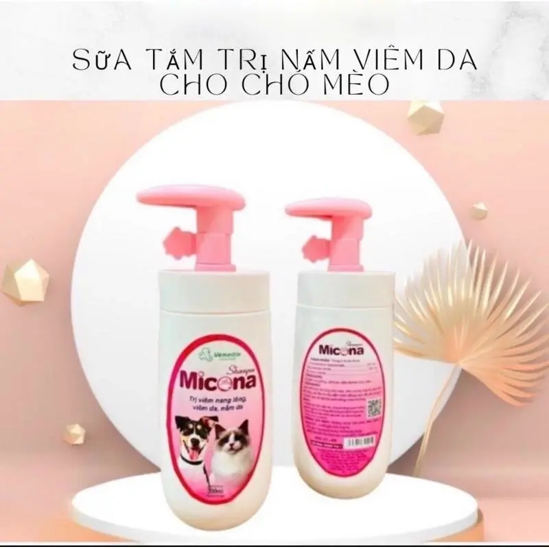Sữa Tắm Nang Lông Viêm Da Nấm Da Cho Chó Mèo Micona Vemedim Azipetshop 0