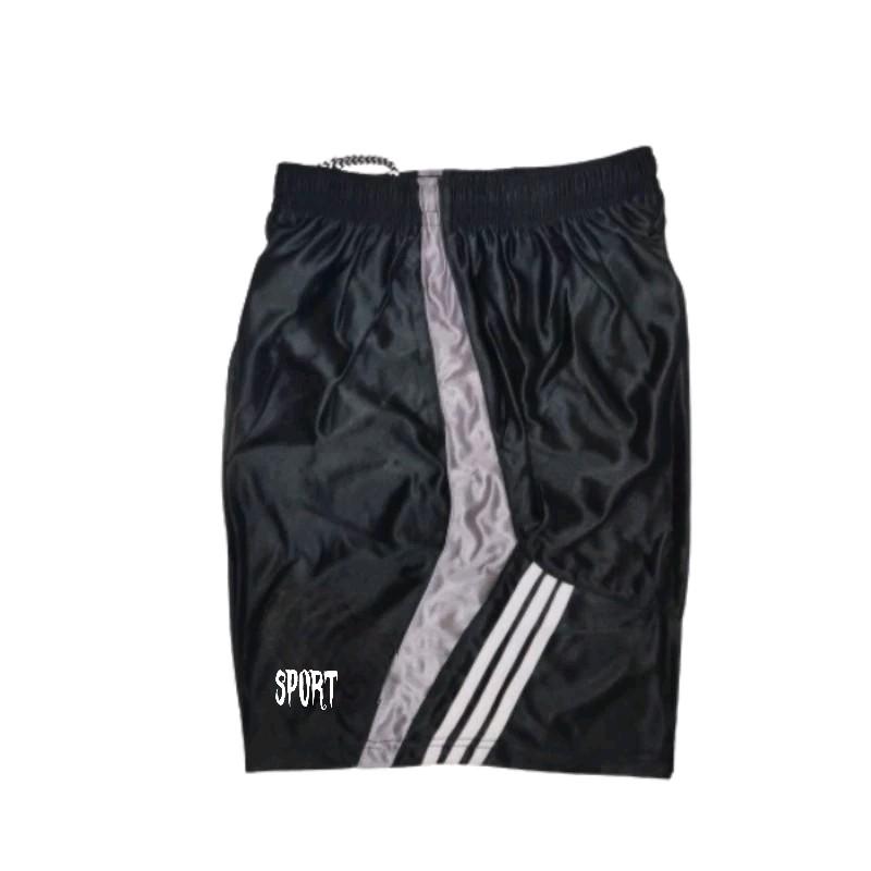 celana kolor pendek bahan paragon Santai Hitam Polos Putih Nyaman Biru 5
