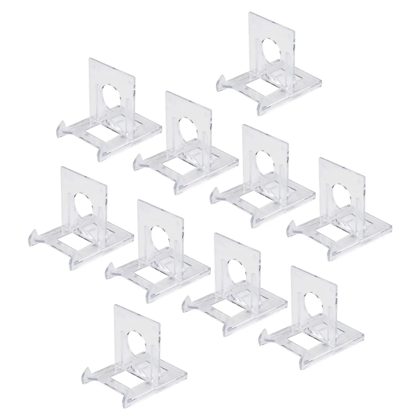2/10 PCS Clear Acrylic Display Stand Adjustable Wedding Photo Frame Home Decor
