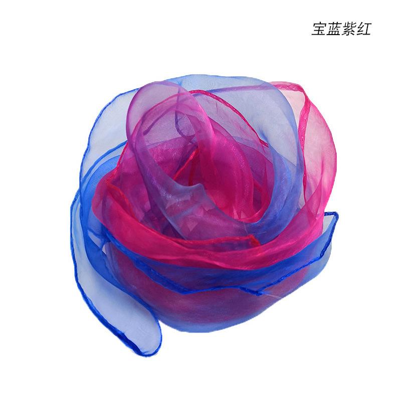 Product Introduction of Khăn Quàng quàng cổ Gradient Trơn Quà Tặng đầy màu sắc, Khăn Quàng quàng cổ vuông Nhỏ Thích hợp Biểu Diễn Khiêu Vũ, Biểu Diễn Mẫu Giáo, Khăn Quàng quàng cổ 6