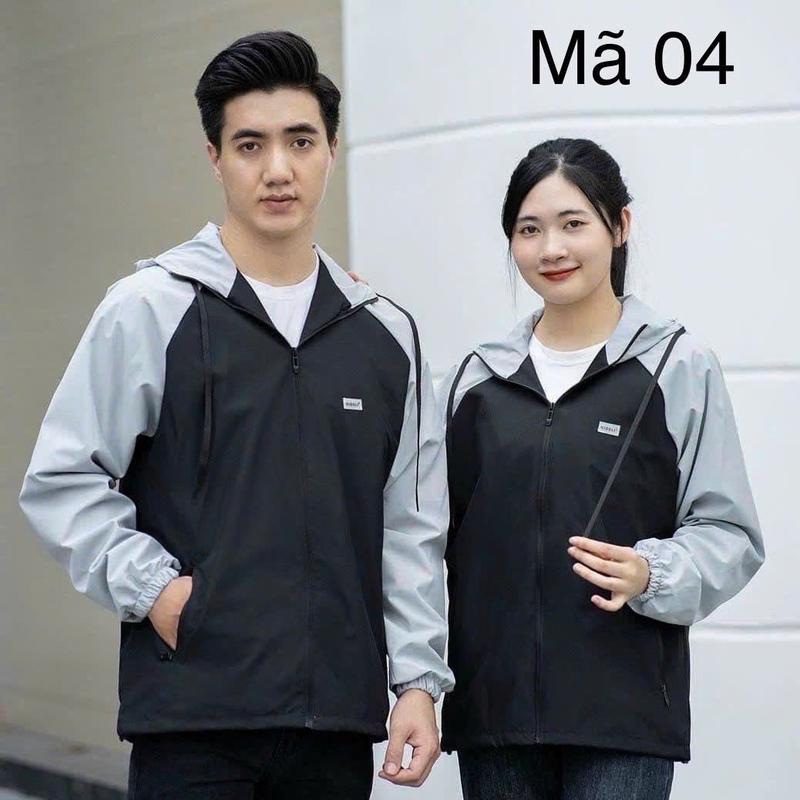 Áo gió phối màu Nam Nữ lót lưới aokhoac 4