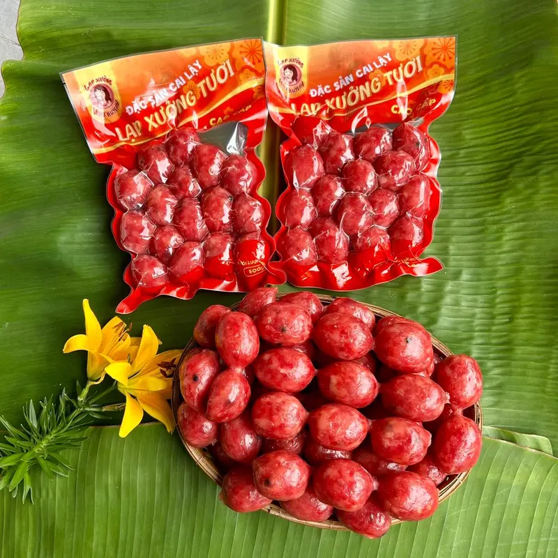 1 KG LẠP XƯỞNG TƯƠI HỒ LÔ Sấy Khô Dẻo 85% Nạc + TẶNG BÁNH PHỒNG SỮA + Đặc Sản Cai Lậy (Tiền Giang), Vị MẶN NGỌT + Đóng Gói Hút Chân Không. Food 1