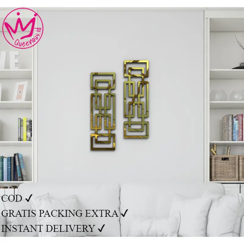 wall decoration akrilik laser cutting minimalis/ hiasan dinding/ seni menghias dinding/ dekorasi rumah/cafe/butiK/RESTO 0