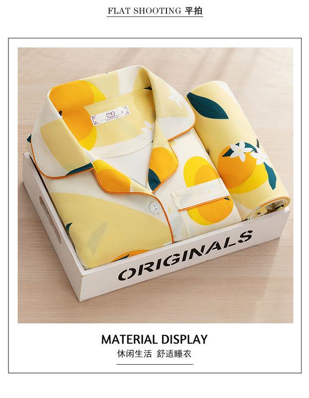 Product Introduction of Bộ Đồ Ngủ, Cao Cấp, Dành Cho Nữ, Mùa Xuân Và Mùa Thu, Dài Tay, Bộ Đồ Cardigan, Phong Cách Hàn Quốc, Thiết Kế Ngọt Ngào, Ngoại Cỡ, Thích Hợp Cho Mùa Thu Và Mùa Đông, Đồ Mặc Nhà 15