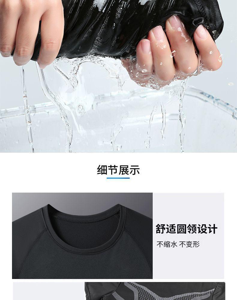 Product Introduction of [1557 People Collected] 2024 New Two-Piece Swimsuit Set Men's Full Body Sun Protection Short Sleeve Top Swimming Summer Anti-Embarrassment Double Layer 8