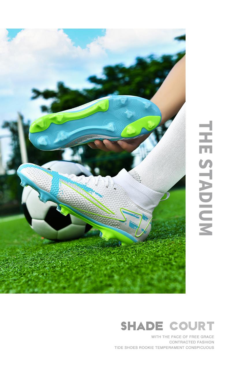 Product Introduction of （SIZE 33-45）Ready Stock Unisex Plus Size Football Shoes Outdoor Futsal Soccer Shoes Non-slip Training Shoes 30