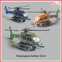 Gambar Mikotoys 32CM Ukuran Besar Helikopter Model Helikopter Inersia Dengan Baling-Baling Dapat Diputar - Helicopter-Blue dari Miko Toys Online Mall Kab. Tangerang 1 Tokopedia