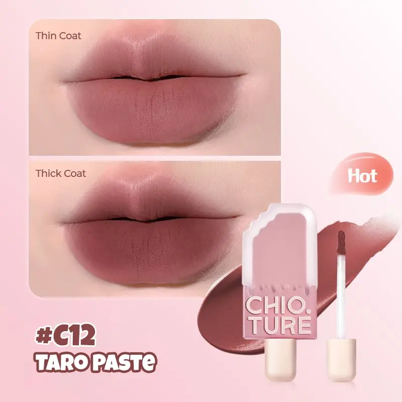 OHSOME - CHIO.TURE· - ICE-CREAM LIP GLAZE/LIP CREAM/LIP GLOSS  2ml 4