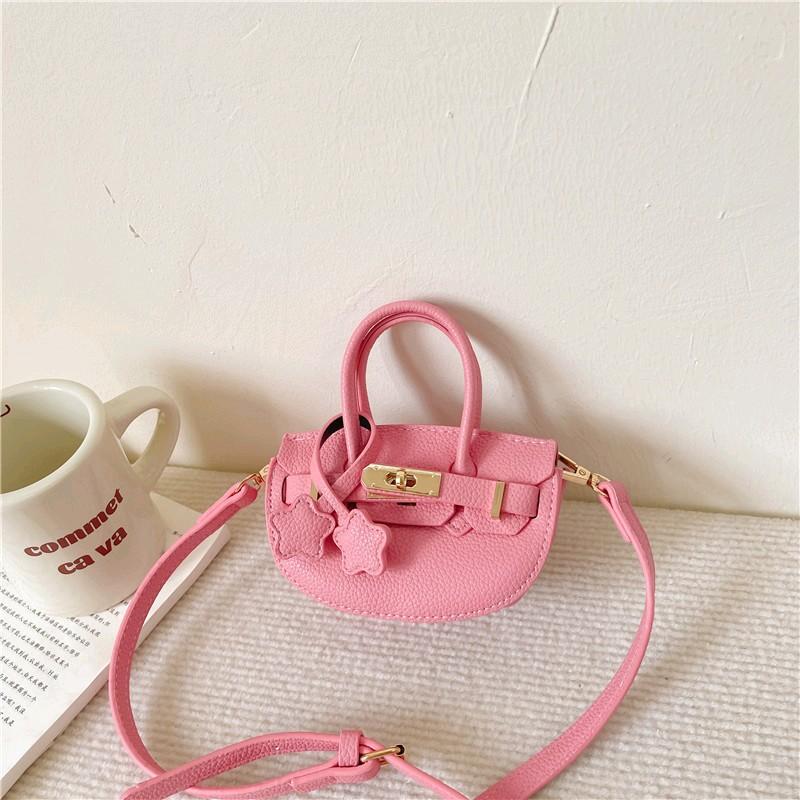 Túi xách nữ đeo chéo mini size 14 có quai xách da gạo BT bags Store 40A 5