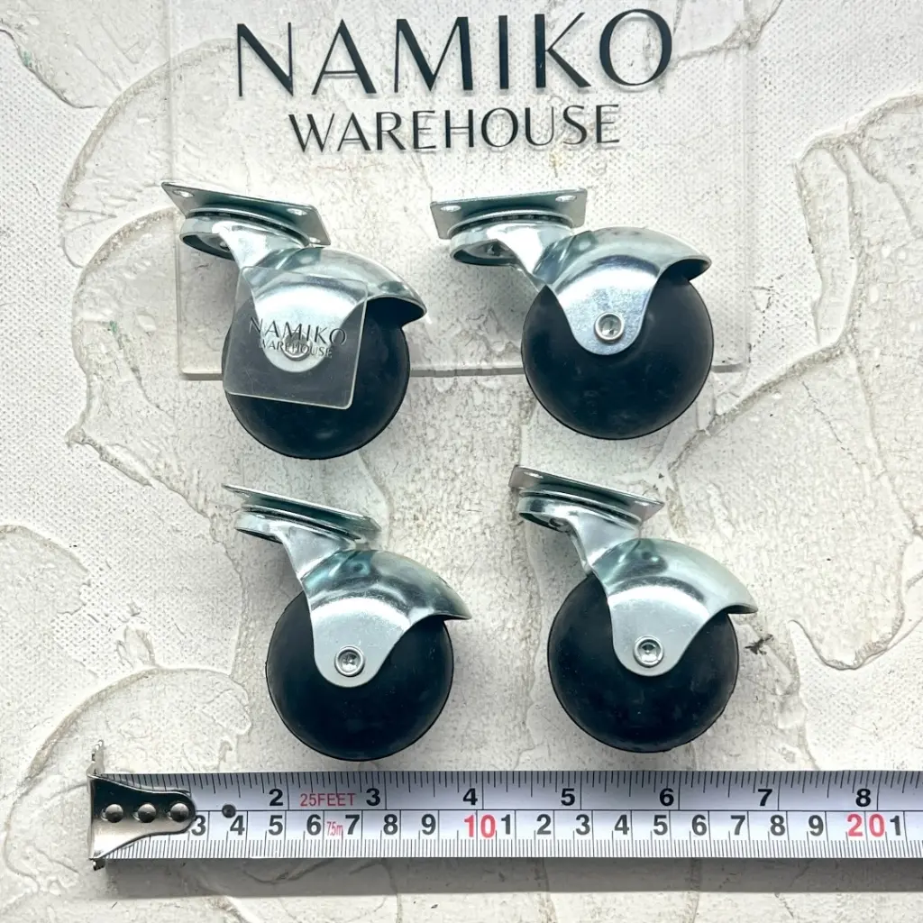 Roda Kastor troli bulat 4 pcs 2 inch