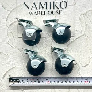 Roda Kastor troli bulat 4 pcs 2 inch